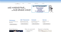 Desktop Screenshot of lr-fotokonzept.de